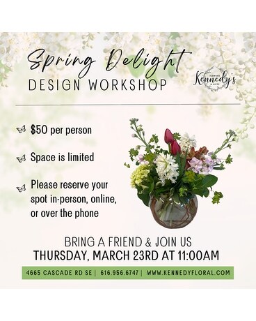 Spring Delight - Design Workshop Flower Arrangement