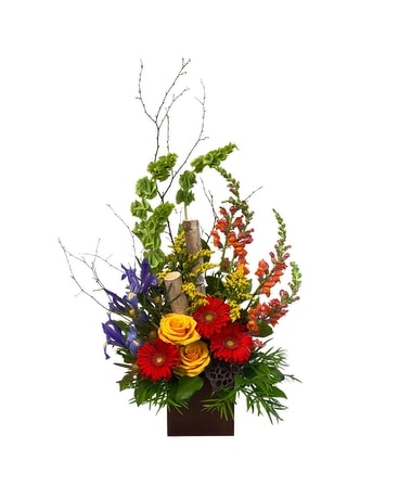 Rustic Tribute Funeral Arrangement