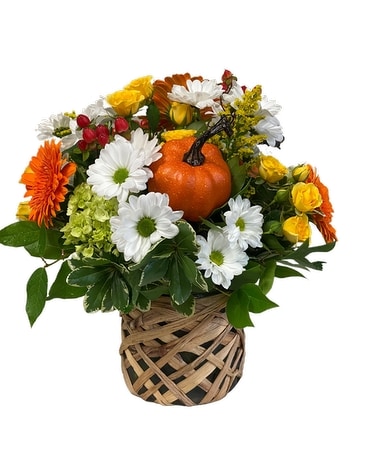 Warm & Woven Flower Arrangement