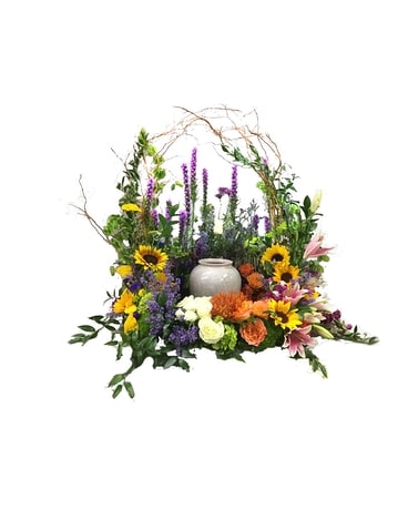 Peaceful Surroundings Flower Arrangement