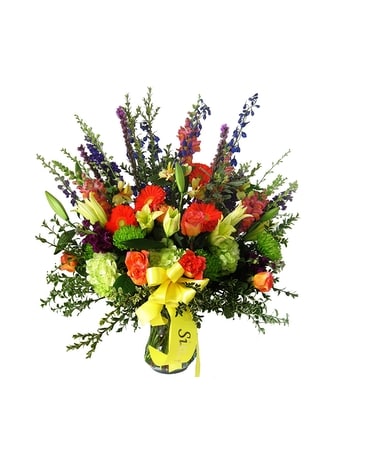 Colorful Memories Vase Arrangement Flower Arrangement