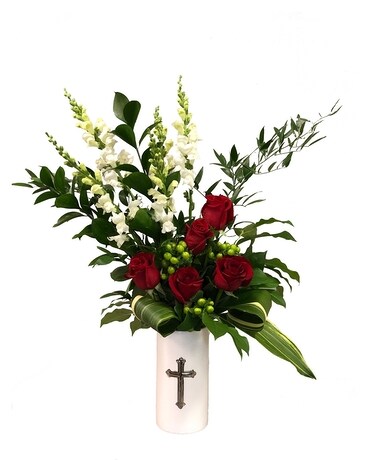 Keeping the Faith Flower Arrangement