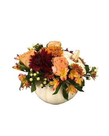Pumpkin Spice Flower Arrangement