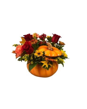 Pumpkin Harvest Flower Arrangement