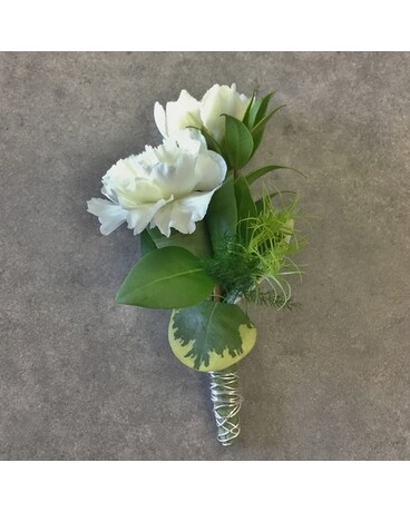 Two of a Kind Boutonniere Flower Arrangement