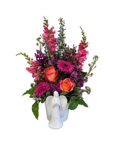 Serenity Angel Flower Arrangement