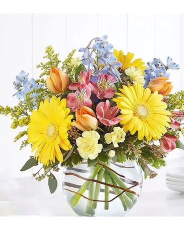 Cottage Blossoms Flower Arrangement