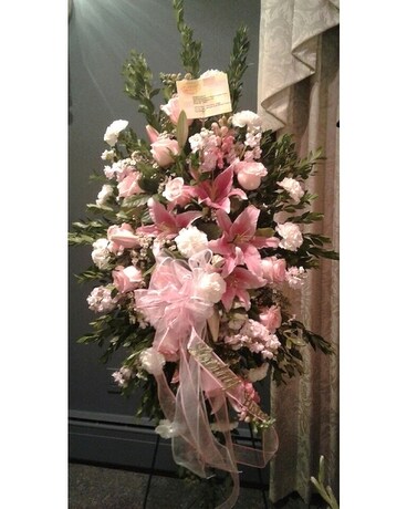 Funeral  custom easel Flower Arrangement