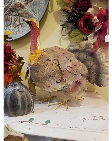 Thanksgiving Turkey Flower Arrangement
