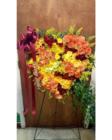 Sympathy Sprays Flower Arrangement