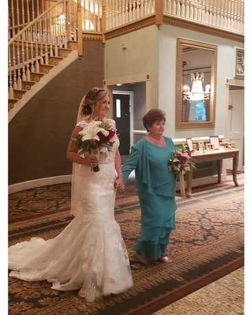 Wedding Bride Flower Arrangement