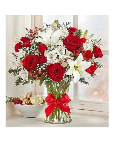 Fields Of Europe Christmas Flower Arrangement