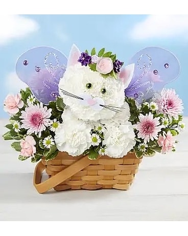 Fairy Cat Flower Arrangement