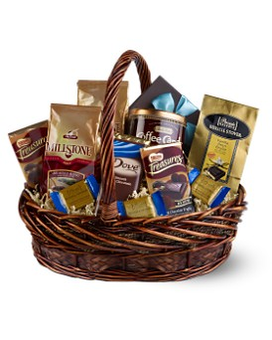 Chocolate & Coffee Basket Gift Basket