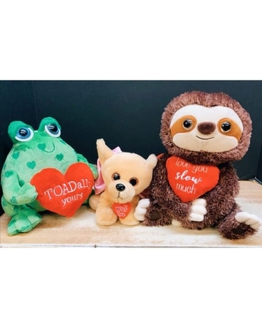 Stuffed Animals Flower Arrangement