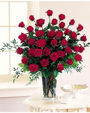 39 Roses Stems 3 Dozen Long Stemmed Roses in Tyler TX - Flowers by LouAnn