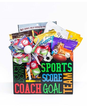 Sports Snacks Flower Arrangement