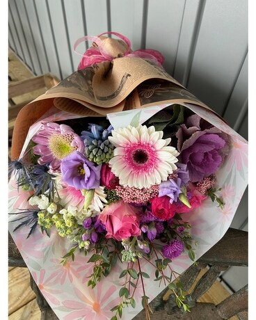 Wrapped in Love Flower Arrangement