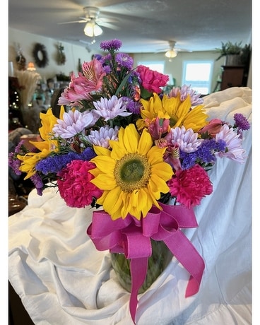 Sunshine and Sunflowers Flower Arrangement