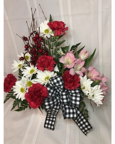 valentine flower arrangements