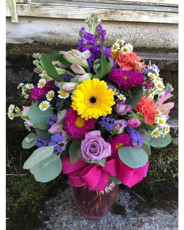 Color Blast Flower Arrangement