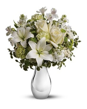 Teleflora's Silver Reflections Bouquet Flower Arrangement