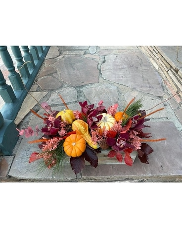 Thanksgiving Centerpiece Flower Arrangement