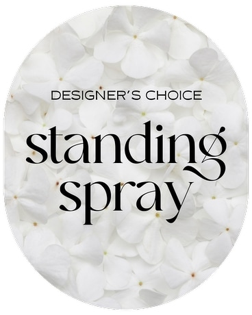 Designer's Choice Standing Spray Sympathy Arrangement