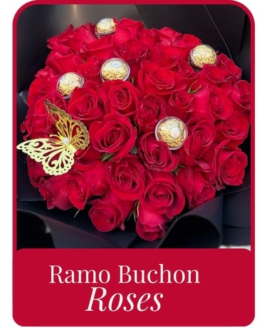 Ramo Buchon Roses Flowers