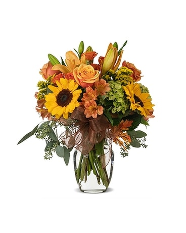 AUTUMN SUNSET Flower Arrangement