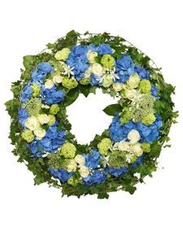 Waters edge wreath Flower Arrangement