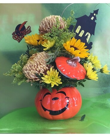 spook-tacular Flower Arrangement