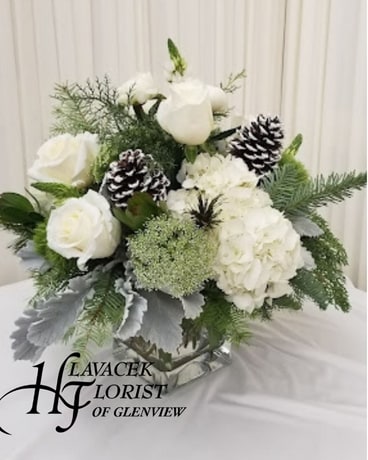 Winter Serenity Flower Arrangement