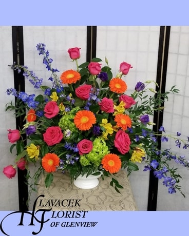Bold Condolences Funeral Arrangement