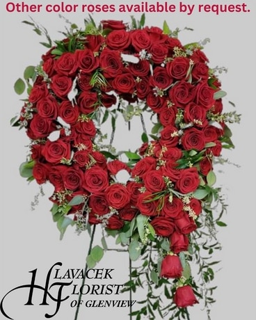 Love Flows On Wreath Spray Funeral Arrangement
