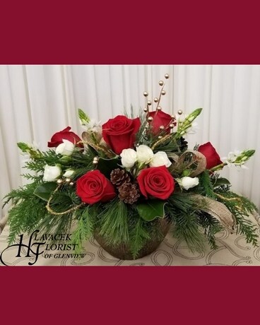Christmas Elegance Flower Arrangement