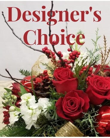 Christmas Designer's Choice Flower Arrangement