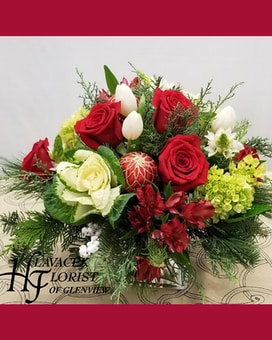 Merry & Bright Flower Arrangement