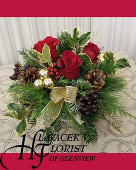Joyous Holiday Flower Arrangement