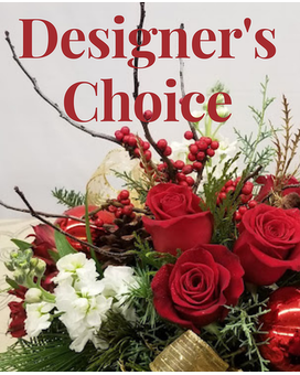 Christmas Designer's Choice Flower Arrangement