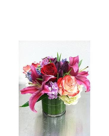 Rainbow Sherbert Flower Arrangement