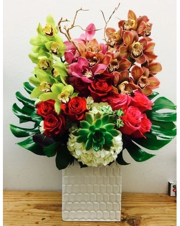 Explosion Of Colors Flower Arrangement