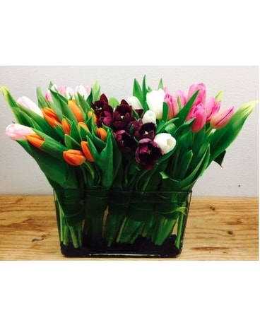 Our (Tu)Lips Are Sealed Flower Arrangement