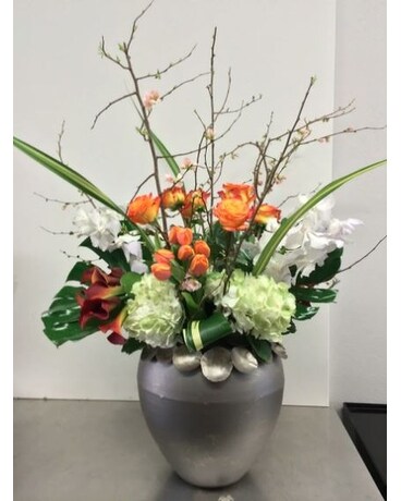 Extravagant Urn Flower Arrangement
