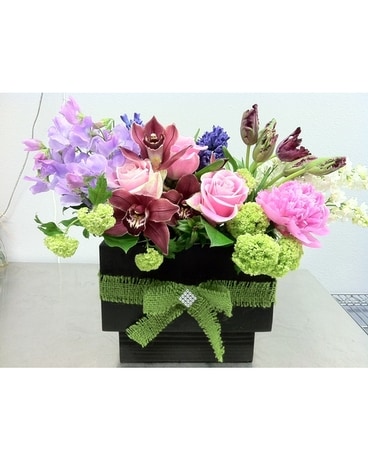 Springtime In Paris Bouquet Flower Arrangement