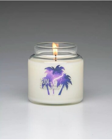 Storm Candles Flower Arrangement
