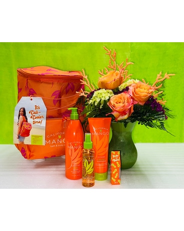 August Mango Special Flower Arrangement