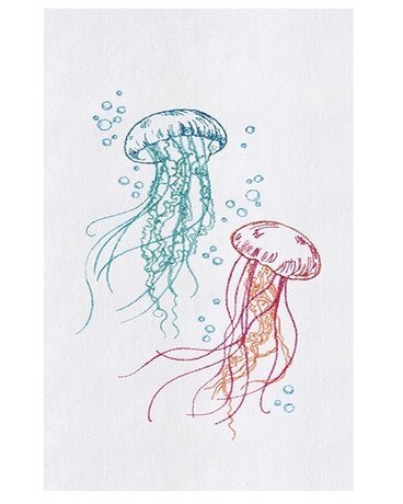 Jellyfish Kitchen Towel Flower Arrangement