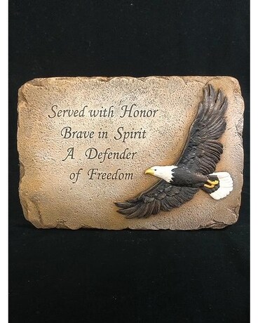 Eagle Plaque Flower Arrangement