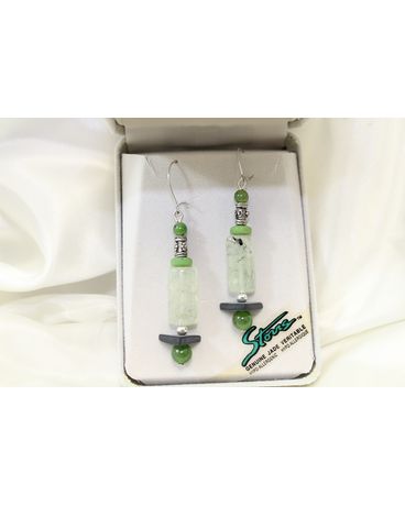 Genuine Jade Veritable Earrings Custom product